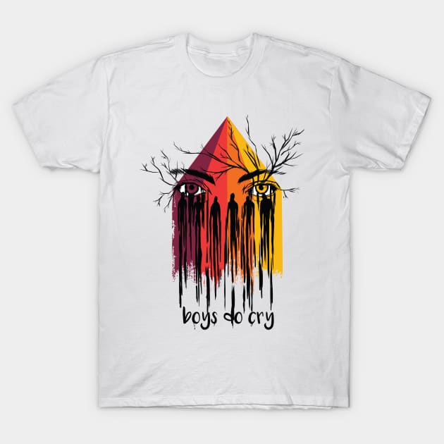 Pyramid with eyes T-Shirt by EarlAdrian